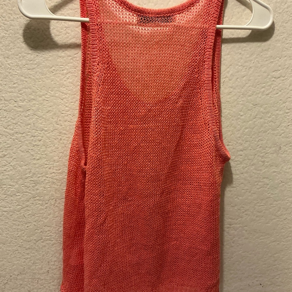 Robert Rodriguez  Loose Knit Tank 100% linen size P - Picture 4 of 6